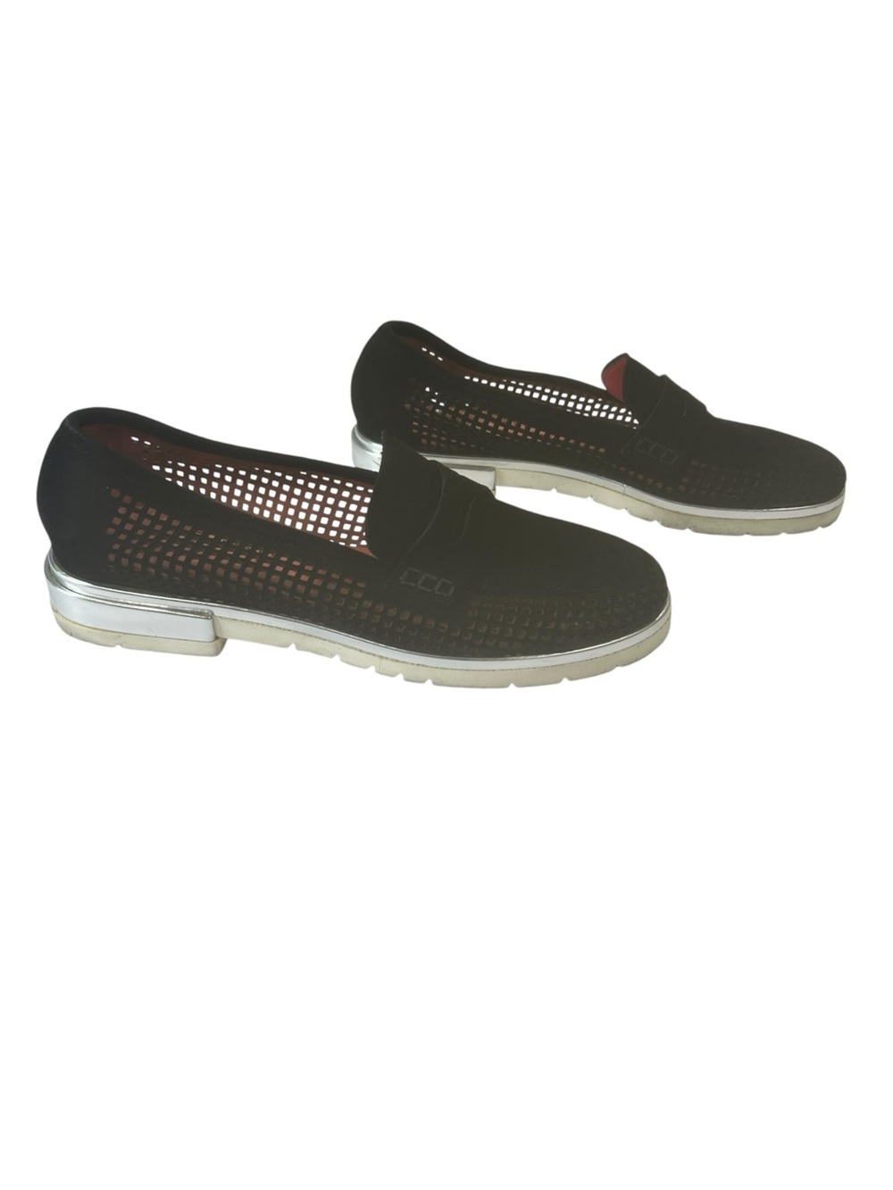 Black Suede womens Loafers EU 38.5 US 8.5 Italy comfy designer slip on luxury - Picture 5 of 16